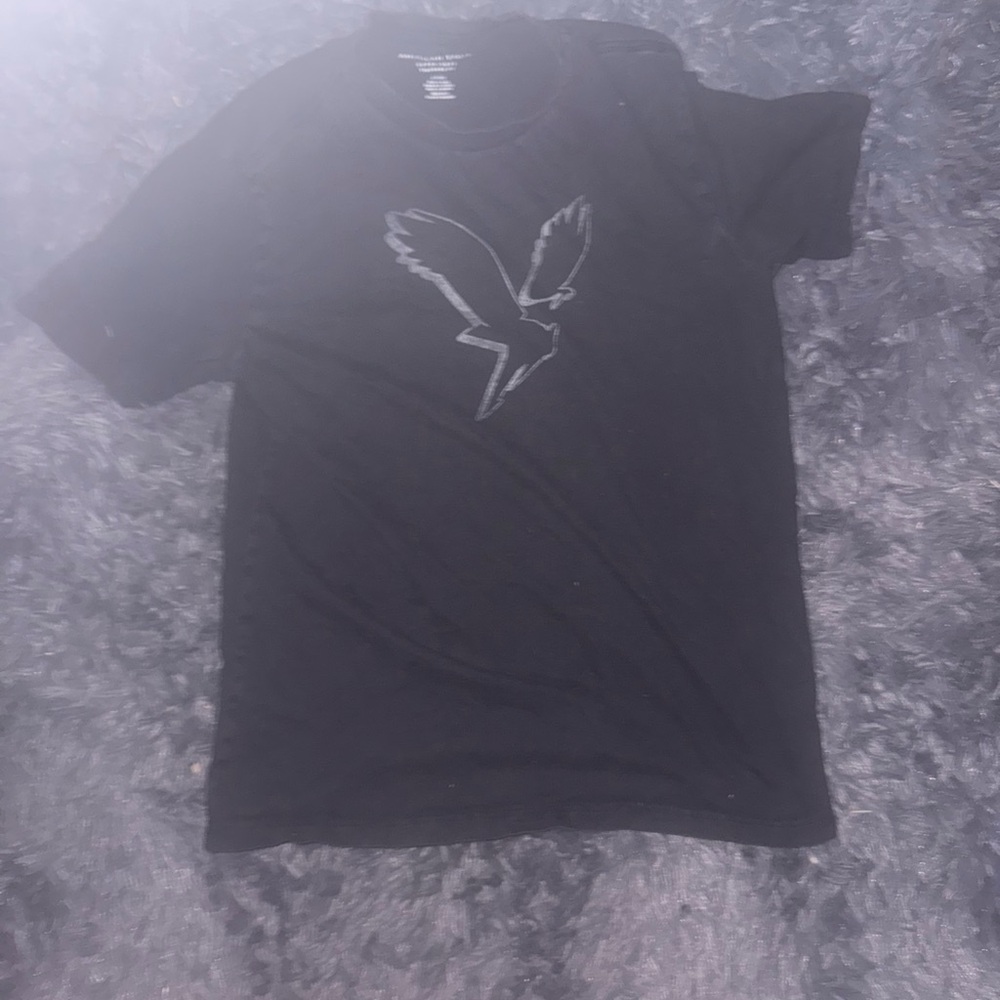 Black American Eagle Graphic T-Shirt